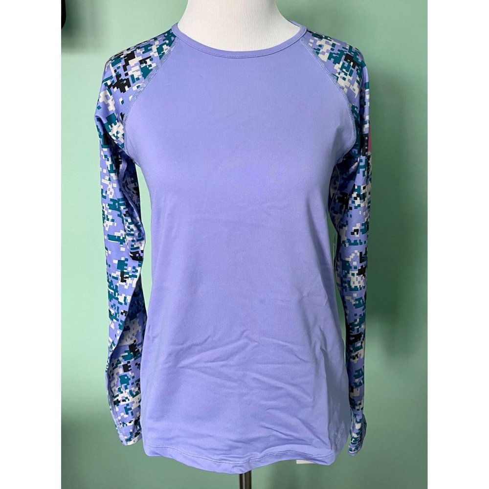 NWT RunningSkirts compression top - purple camo - Medium